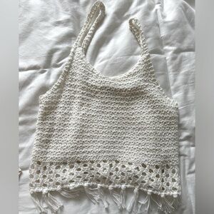 Aerie crochet top Size Small
